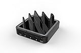 SMALLElectric 4-Port / 36W Charging Station (3.0A USB Type C + 3-port 2.4A USB 2.0)Desktop Organizer Multiple USB Cell Phone Docking Charge Stand for Samsung Galaxy S8/plus,iPhone,iPad,Macbook