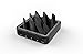SMALLElectric 4-Port / 36W Charging Station (3.0A USB Type C + 3-port 2.4A USB 2.0)Desktop Organizer Multiple USB Cell Phone Docking Charge Stand for Samsung Galaxy S8/plus,iPhone,iPad,Macbook