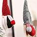 HGFLMR Vegan 4pcs/Set Christmas Handmade Swedish Gnome Santa Plush Doll Ornaments New Year Decoration