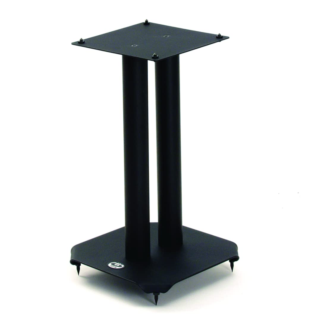 B-Tech BT604 - Atlas™ Sound Isolating Loudspeaker Floor Stands 40cm (15.8") - Finished in Black