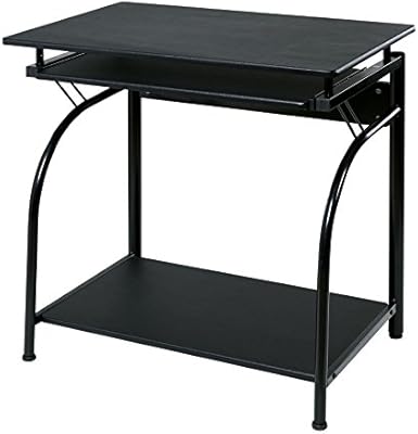 computer desk with keyboard tray