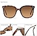 Ziwanule Polarized Sunglasses for Women/Men Vintage Womens Sunglasses Driving Sun Glasses Brown Lens/Tortoise Frame