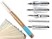 Scrolltainment Tachikawa Nib pen set, 5 different Nibs and a nib holder for drawing beginner to expert
