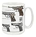 Cuppa Second Amendment Rights 15-Ounce Coffee Mug with Walther Police Pistols