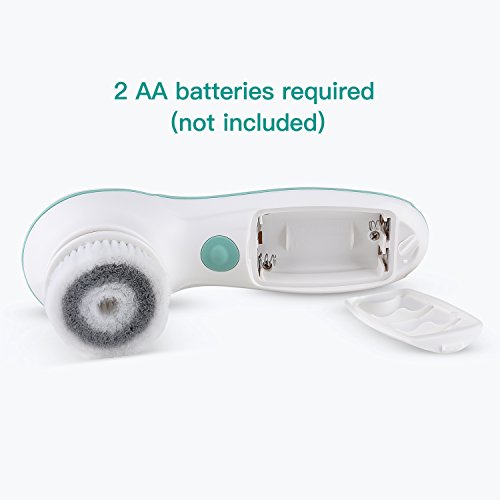 GUGULE Waterproof Facial Cleansing Brush, Face and Body Brush, Cleansing System Spin Brush Set with 3 Exfoliating Brush Heads for Gentle Exfoliation and Deep Scrubbing Massaging Removing Blackhead - Thumbnail 7