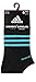 adidas Women's Superlite No Show Socks (6-Pair) -2020, Black/Hi-Res Aqua Green/Real Pink/Shock Lime Green/Shock Yellow/Hi-Res, Medium