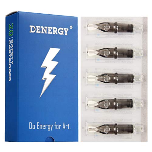 DENERGY V1 20pcs/Box Premium Quality Tattoo Needle Cartridge Magnum Ø0.35mm For Standard Shader Tattooing (1215RM)