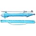 SNAIL Beach Umbrella, 7 ft Sand Anchor with Tilt Aluminum Pole, Portable Sun ray Protection Beach Umbrella with Carry Bag for Outdoor Patio, Blue