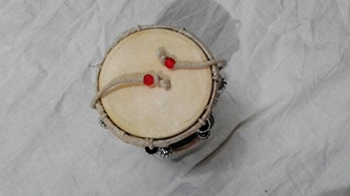 Damru damaru BIG SIZE DOBANI Damaru Damru Drum musical instrument DAMROO PERCUSSION INDIAN MUSIC INSTRUMENT or MONKEY DAMROO
