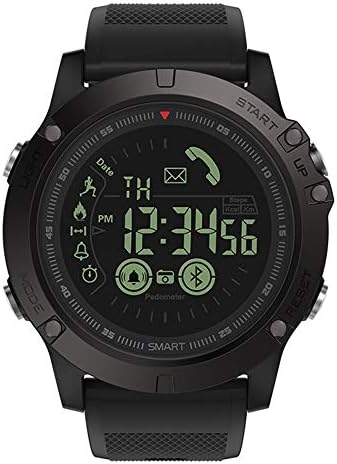 Smart Sport Watch，Smartwatch Waterproof for Men with Pedometer，Sports Watch with APP Control on iOS and Android Mobile Phone