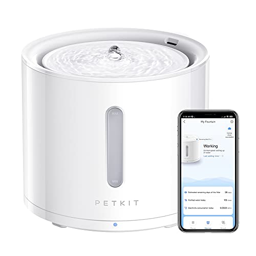 PETKIT EVERSWEET Solo 2 Wireless Pump Dog Cat Water Fountain,App Control,Ultra Quiet Dog Cat