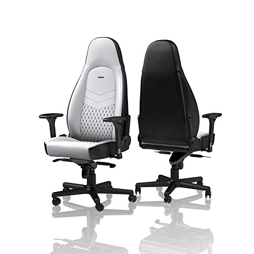 noblechairs-Icon-Sedia-da-Gaming-Sedia-da-Ufficio-Sedia-da-scrivania-Ecopelle-PU-Ergonomico-Imbottitura-Schiuma-Fredda-150-kg-Sedile-da-Corsa-Design-BiancoNero
