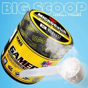 Man Sports Game Day Pre Workout Energy Powder, Rainbow Sherbet, 510 Gram, 30 Serving - Thumbnail 4