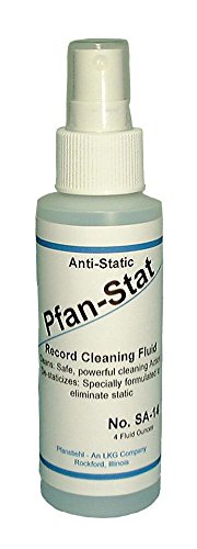 Pfanstiehl Pfan-Stat LP Vinyl Record Album Anti-Static Cleaner, 4 oz Spray