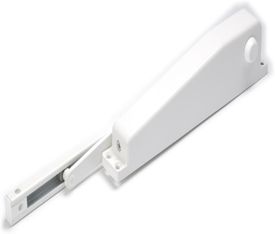 Global Door Controls Residential Mini Door Closer in White