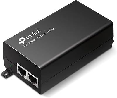 TP-Link TL-POE260S PoE+ Injector Adapter 2.5 Gigabit Ethernet IEEE 802.3af/at