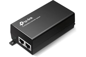 TP-Link 2.5G PoE+ Injector (TL-PoE260S) - 2 2.5G Ports, IEEE802.3af/at, Supplies up to 30 W, Integrated Power Supply, Plug & 