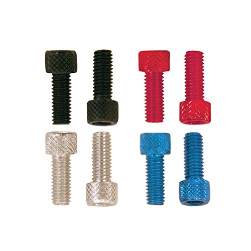 Pit Posse 6 Piece Anodized Aluminum Allen Head Bolt 6mm x 35mm Bodywork Motorcycle ATV Red