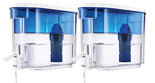 PUR 18 Cup Dispenser w/ 1 Filter LeKWH, 2Pack PUR 18 Cup Dispenser