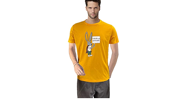 yellow basic t shirt