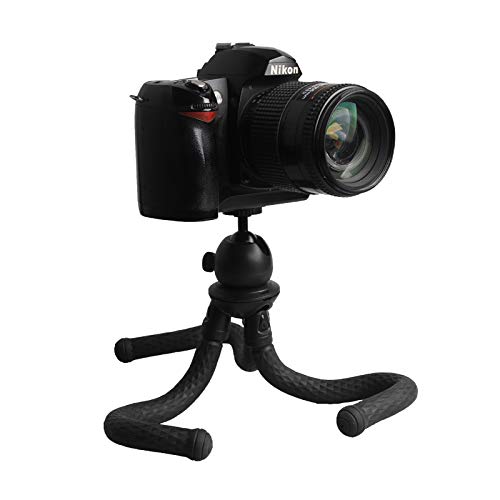 Mini Tripod, ZENEZ Flexible Phone Tripod Camera Travel Tripod with Bluetooth Control for GoPro and Small Camera, Waterproof