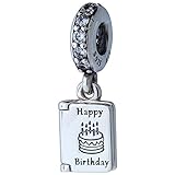 Pandora Birthday Wishes Silver Dangle Charm 791723CZ