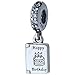 Pandora Birthday Wishes Silver Dangle Charm 791723CZ  
