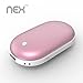 NEX Rechargeable Hand Warmer 2-in-1 5200mAh Multi-function Power Bank, Caring Gifts For Women and Men, Rose Gold