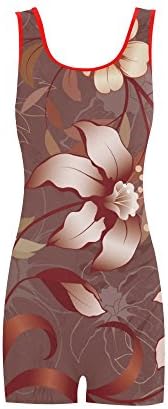 Women's Vintage Floral BoyLeg One Piece Swimsuit Swimwear Tankini