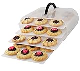 Cookie and Cake Carrier Container with Handle and