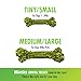 VetIQ Minties Dog Dental Bone Treats, Dental Chews for Dogs, (Perfect for Tiny / Small Dogs under 40 lbs), 80 Treats (box)