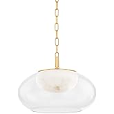Hudson Valley Lighting Moore - 13W 1 LED Pendant in Modern Style-12.5 Inches Tall and 17 Inches Wide