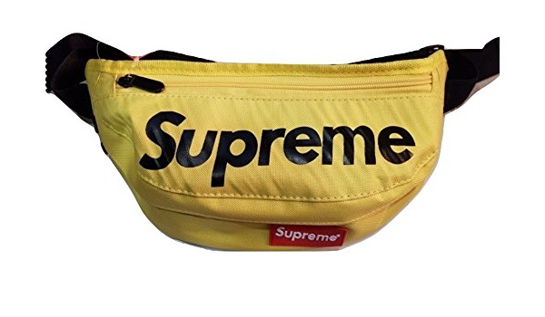 yellow supreme fanny pack