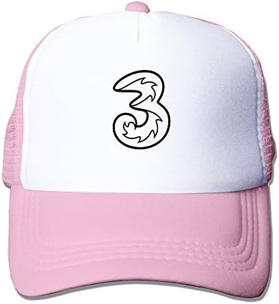 Unisex Black Hut Chison 3G Logo Snapback Mesh Trucker Hat Pink