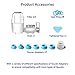 KINGRUNNING Faucet Water Filter, Water Filter System with Activated Carbon, Adsorb Harmful Heavy Metals and Sediments, Fits Most Standard Faucets with 3 Filters