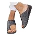 SSYUNO Women's 2019 New Comfy Platform Toe Ring Wedge Sandals Shoes Summer Beach Travel Shoes Comfortable Flip Flop Shoes