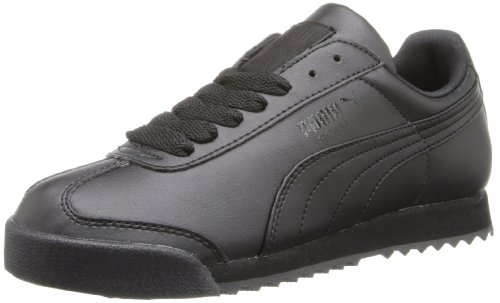 PUMA Women's Roma Basic Women's Classic Sneaker,Black/Black,5.5 B US