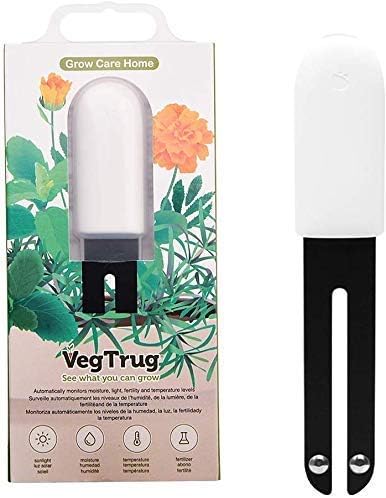 for HHCC Flora Pflanzen Clever 4 in 1 Smart Plant Luftfeuchtigkeit Helligkeit Dnger Temperaturmit Bluetooth und App Kontrolle