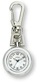 Gotham Unisex Silver-Tone Analog Quartz Keychain Clip Fob Watch # GWC18107-7