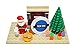 LEGO Christmas Santa Claus Toy with Christmas Tree, Fireplace, and Presents - Custom Minifigure