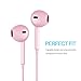 Earbuds, 4-Pack Premium Earphones Earbuds Headphones with Stereo Mic&Remote Control for iPhone iPad iPod Galaxy and More Android Smartphones Compatible with 3.5mm Headphone