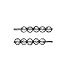 Karina Five Circles Bobby Pins, Black