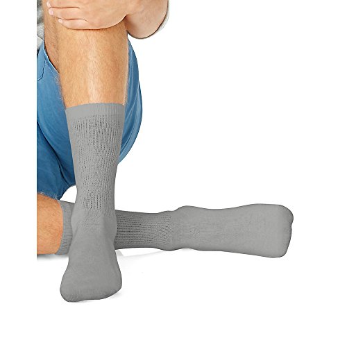 Hanesbrands Men's Socks Hanes Active Crew Socks, 6 Pack (Sock 1013