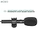 Movo On-Camera Stereo Video Microphone with Windscreens & Case for Nikon D850, D810, D800, D750, D610, D600, D500, D7500, D7200, D7100, D5600, D5500, D5300, D5200, D3300, D3200, D4, D4S, & D5 DSLR