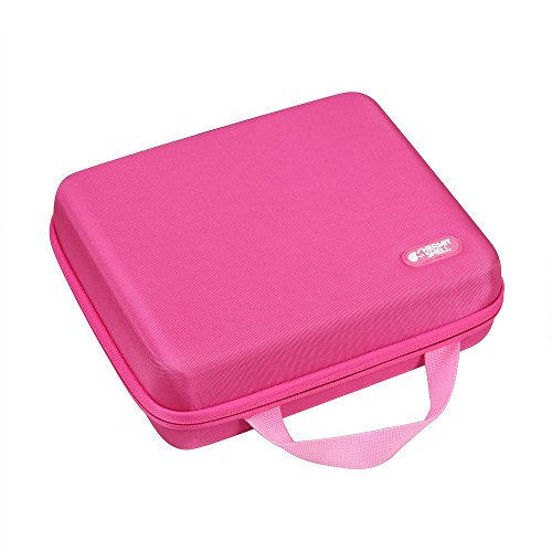 Hard Case Storage Bag with Foam Insert Carrying Handle Hot Pink Fits 30 bottle Young living/Doterra oils 15ml / 10ml Essential Oil by Hermitshell - Thumbnail 2