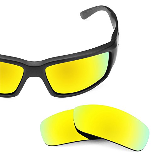 Revant Polarized Replacement Lenses for Costa Fantail24K Gold MirrorShield