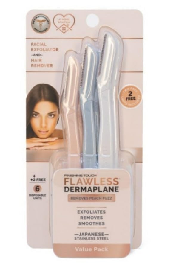 Finishing Touch Flawless Dermaplane Facial Exfoliator and Hair Remover