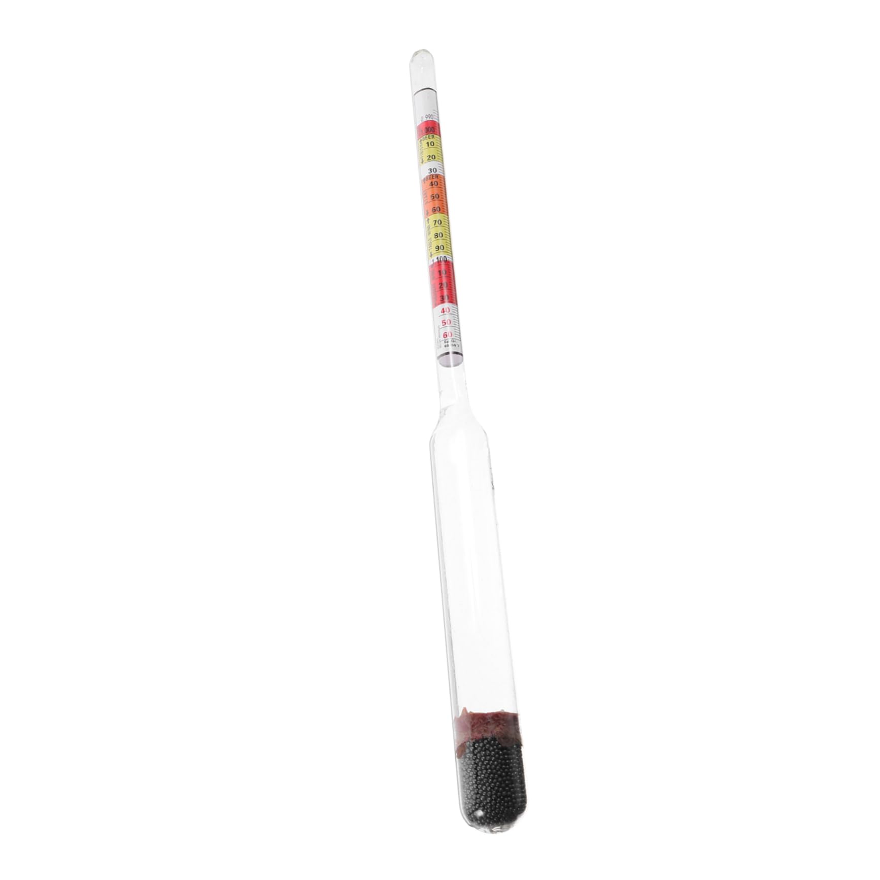 BELLIFFY Wine Alcohol Tester Alcohol Hydrometer for Wine Measurement Precision Concentration for Home Brewing and Wine Making Alcohol with Scale