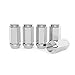 32pcs Chrome Silver 9/16x18 Extended Bulge Lug Nuts - 1.8