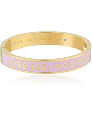Kiss Me You Fool Hinged Bracelet